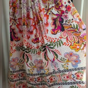 Cotton Floral Maxi Skirt A Loves A